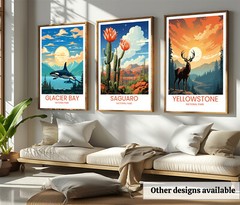Grand Teton National Park – Travel Poster