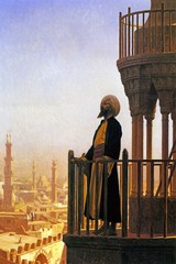 LE MUEZZIN THE CALL TO PRAYER 1865 MOSQUE ORIENTALIST PAINTING BY GEROME REPRO