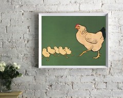 Kitchen Wall Art Framed Poster 11×17 Farmhouse Wall Art Vintage Poster Retr