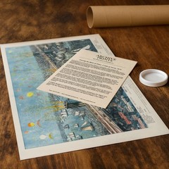 Brooklyn Bridge 1883 Fireworks Opening Night Bird’s Eye View Vintage Print