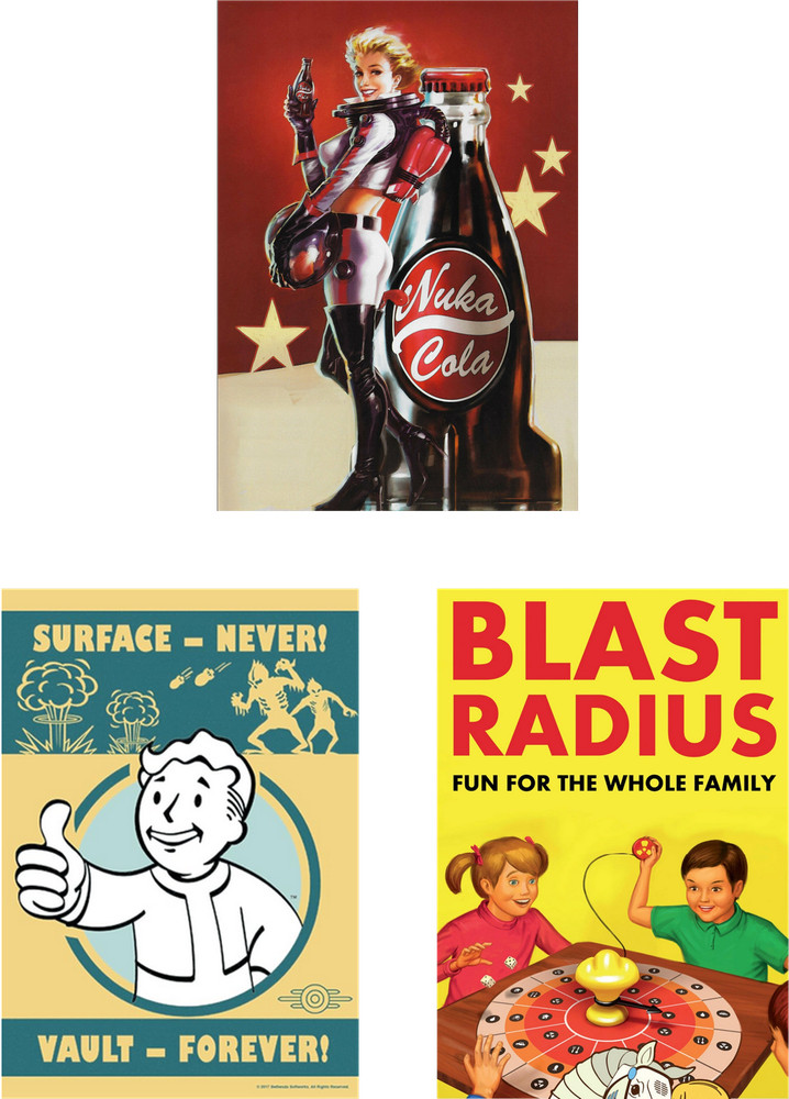 Fallout Wooden Plaque – Sign – 8.25” X 11.75” Bethesda Branded Merchandise