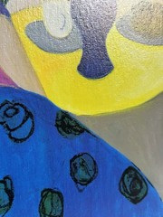 Itzchak Tarkey “Morning Social” Serigraph 27”x18”