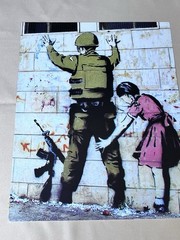 Banksy Style Soldier Girl Poster 11×14 Street Art Graffiti Wall Print