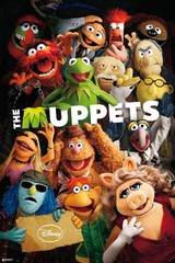 Poster Studio B – The Muppets Cast Kermit Piggy 24×36″ NEW Wall Art R84568
