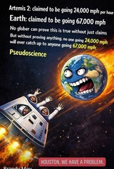 Flat Earth Stickers Moon Landing HOAX VARIETY PACK (6) **Made in USA 🇺🇸 **