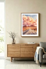 Set of 6 | Denali US National Parks Landscape Watercolor Art – Digital Download
