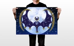 Pokemon Moon Anime Art Wall Indoor Room Outdoor Poster – POSTER 20×30