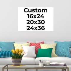 Custom Poster Wall Art Home Decor Photo Prints 16×24, 20×30, 24×36 inches