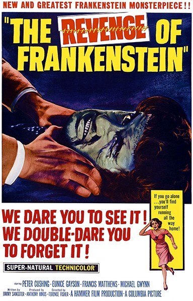 The Revenge Of Frankenstein – 1958 – Poster