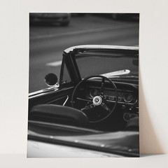 Classic Vintage Ford Mustang Convertible Sports Cars Wall Art Poster Print