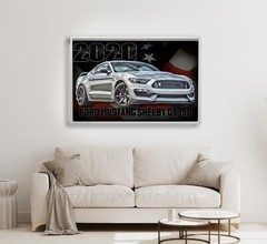 2020 Mustang Shelby GT350 Classic American Car 24×36 or 11×17 In Poster