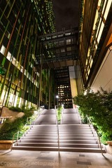 Seattle Wall Art Urban Landscape Photo Night View Lit Stairs Canvas