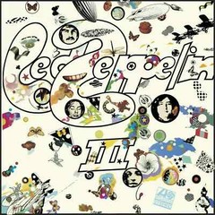 LED ZEPPELIN 3 Music Album Cover Poster Print 12 x 12