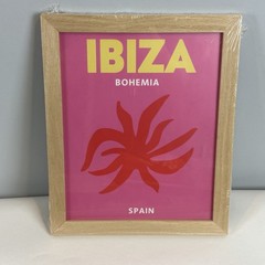 6 Travel Posters Framed Ibiza Bohemia Miami Bondi Etc Preppy Dorm Room Decor