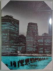 -3 Panel- NewYork City Panoramic Skyline Canvas Wall Art (12″ x 16″) NEW/SEALED