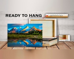 Grand Teton National Park Canvas Wall Art, Scenic Mountain, Nature Wall Decor,