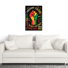 Juneteenth Black History – Freedom Culture Black Since 1865 – POSTER 20″x30″
