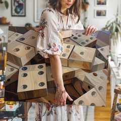 Cozy Ivory Domino Scatter Tabletop Gaming Some Games Quiet Close Canvas Wall Art