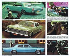 Ford 1966 Galaxie 500 brochure 1b 20×30 inch poster