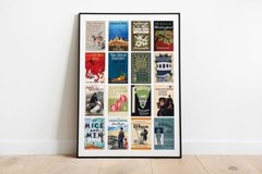 Book Poster, Book Cover Poster, Literature Poster – 2025 Poster Wall Decor