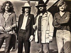 LedZeppelin Poster13x19″Canvas B&W Fine Art Print-Wall Art -US MILT. VET. SELLER