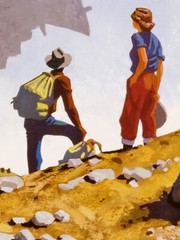 Yosemite Santa Fe Railroad 1949 Vintage Style Travel Poster – 20×28