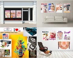 Hair Salon 45 Photo-Realistic Paper Poster Beauty Sign Non-Laminate Cut Vertical