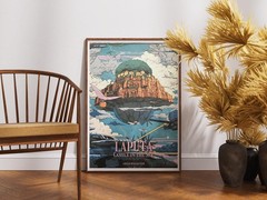Castle in the Sky 1986 Movie Poster | Studio Ghibli High Quality Wall Art
