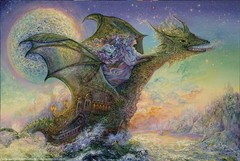 Poster Studio B – Dragon Ship Fantasy Graphic 24×36″ NEW Wall Art P9535