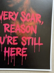 Poster Graffiti Art Print Wall Decor Scars Meaning Classic Painting