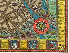 1927 Pictorial Map of Paris Wall Art Poster Print Artwork Decor Home School