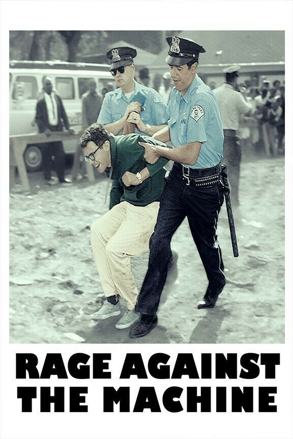 Bernie Sanders Getting Arested Rage Against The Machine Poster 20×30 inches
