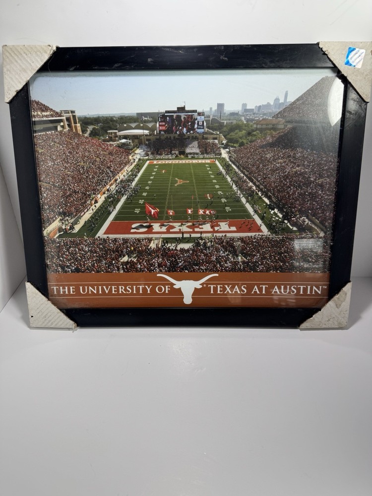 University of Texas Austin Longhorns Framed Stadium Wall Art 23×19