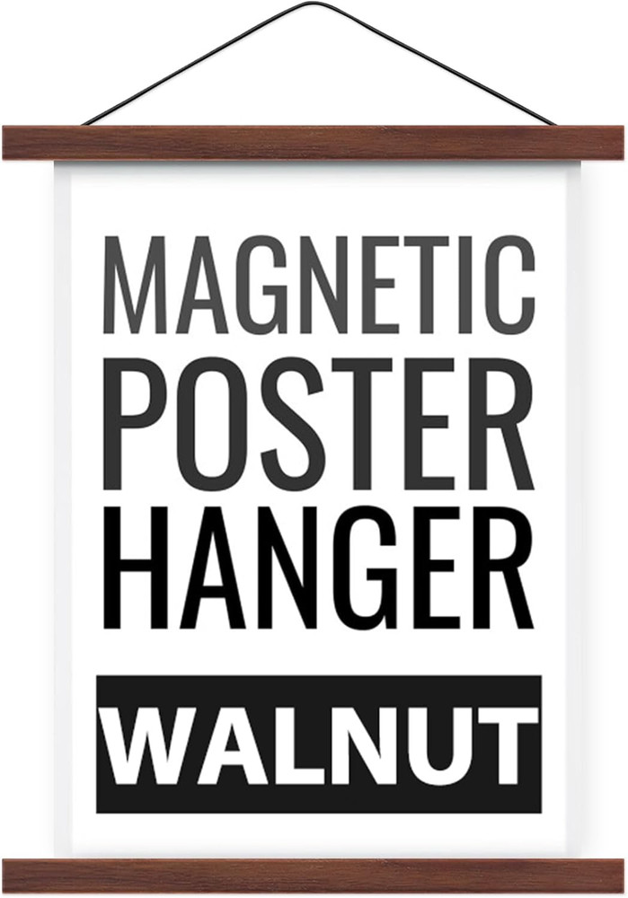 Magnetic Poster Hanger Frame for 8X12 8X10 8X8 Movie Music Posters Wall Art,Waln