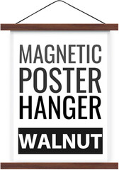 Magnetic Poster Hanger Frame for 8X12 8X10 8X8 Movie Music Posters Wall Art,Waln