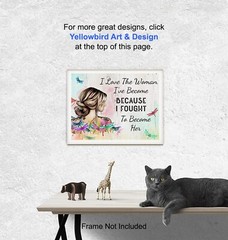 Boho Inspirational Wall Art for Women – Positive Quotes Sayings for Wall Deco…