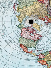 Flat Earth Map of the World – 1892 Alexander Gleason -Wall Map Art Print – 20×28