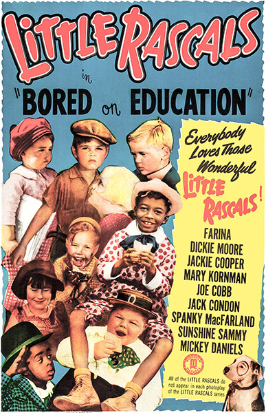Bored Of Education – Little Rascals – 1936 – Movie Poster