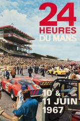 24 Hours Of Le Mans 1967 Vintage Racing Travel Wall Art Home – POSTER 20″x30″