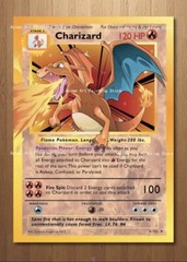 canvas wall art pokemon card 30x45cm anime starters charzard