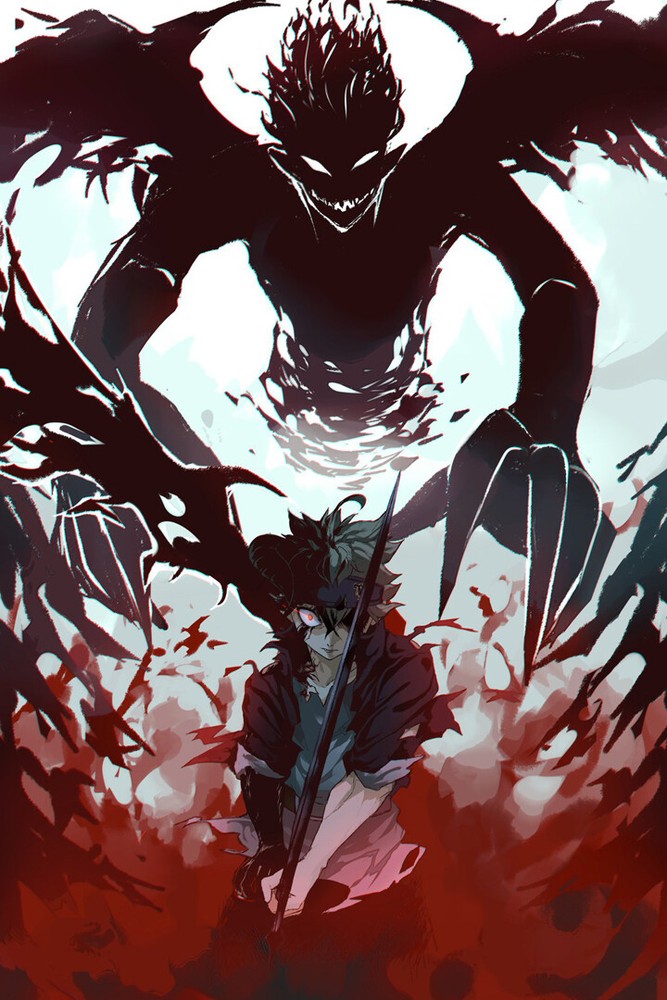 Black Clover Manga Series Art Wall Indoor Room Outdoor Poster – POSTER 20×30