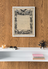 Emancipation Proclamation Antique Classroom Decor Art Print Poster 12×18