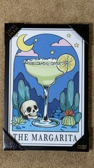 SAPNA SHAH THE MARGARITA WALL ART 12″x18″ LOTERIA LOTTERY PRINT BAR DECOR