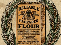 Reliable Flour Art POSTER! (up to 24 x 36) – 1915 – Cookbook – Vintage – Logo