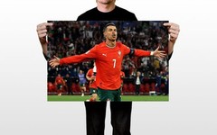 Cristiano Ronaldo Portugal Nations 2025 Champs Goal – POSTER 20″x30″