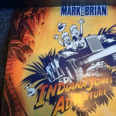 Mark &Brian Indiana Jones Adventure Attraction Poster 12″x18″ Disneyland