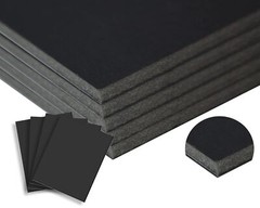 3/16″ Black Foam Core Boards 11×14 16×20 20×30 24×36 30×40 32×40 Poster Backing