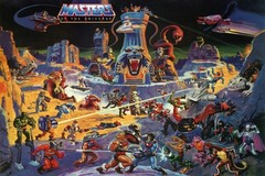 Masters of the Universe 80’s Toy Line Poster print 14″x20″ home decor