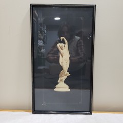 Neo Classical Decor Framed Moreau Grecian Female Statue Print Dark Academia Art