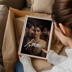 Ammu Movie Poster Wall Art A0 Large Print Decor Dramatic Portrait